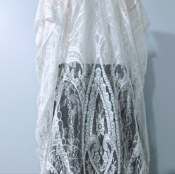 | Women's | White Lace Kimono | OS - Picture 7 of 11